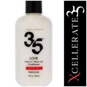 XCELLERATE 35 - LOVE Leave In/Rinse Out Conditioner. Unused but Product Unsealed